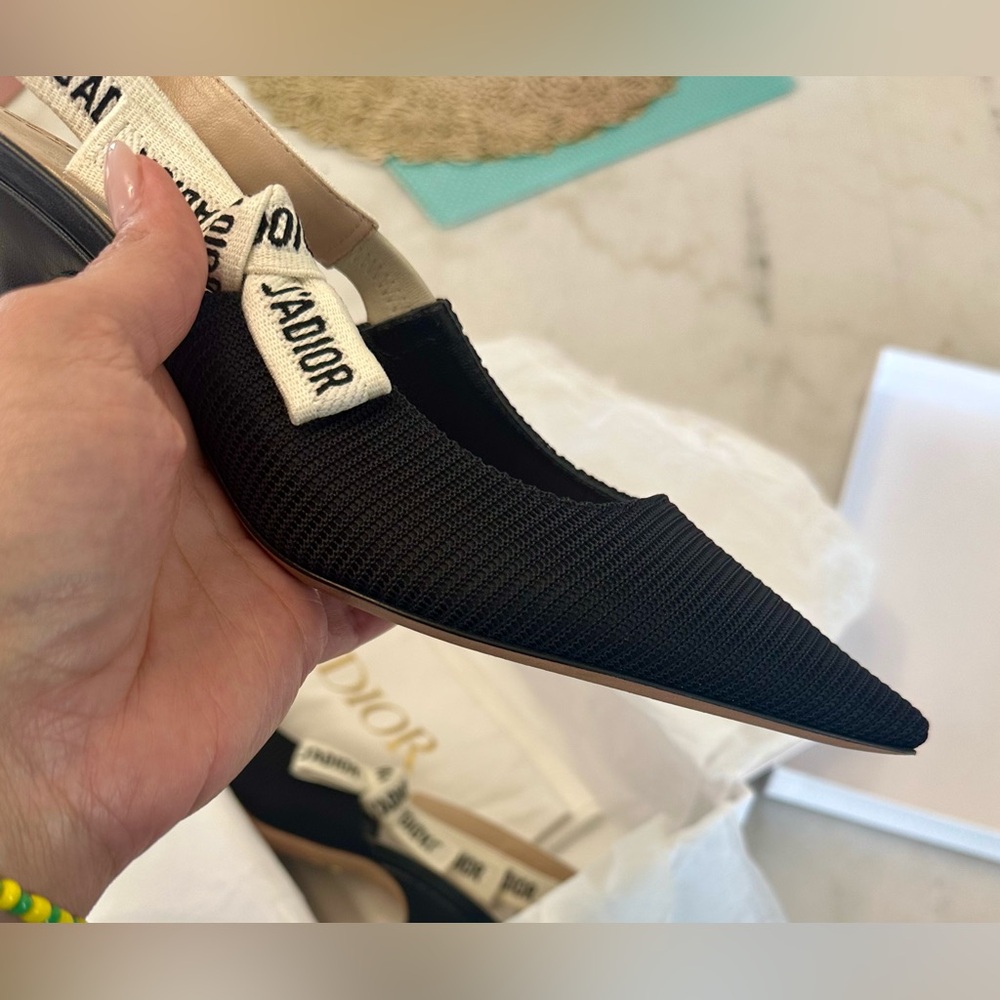 Dior J’Adior Black Slingback Pumps - Picture 9 of 14